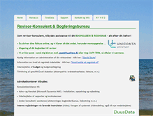 Tablet Screenshot of duusdata.dk